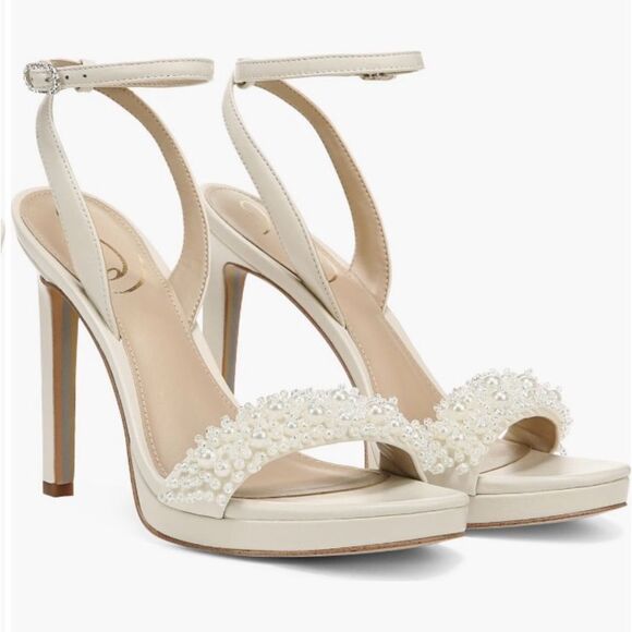 Sam Edelman  Rhinestone Ankle Strap Sandal  9.5M - Picture 10 of 10